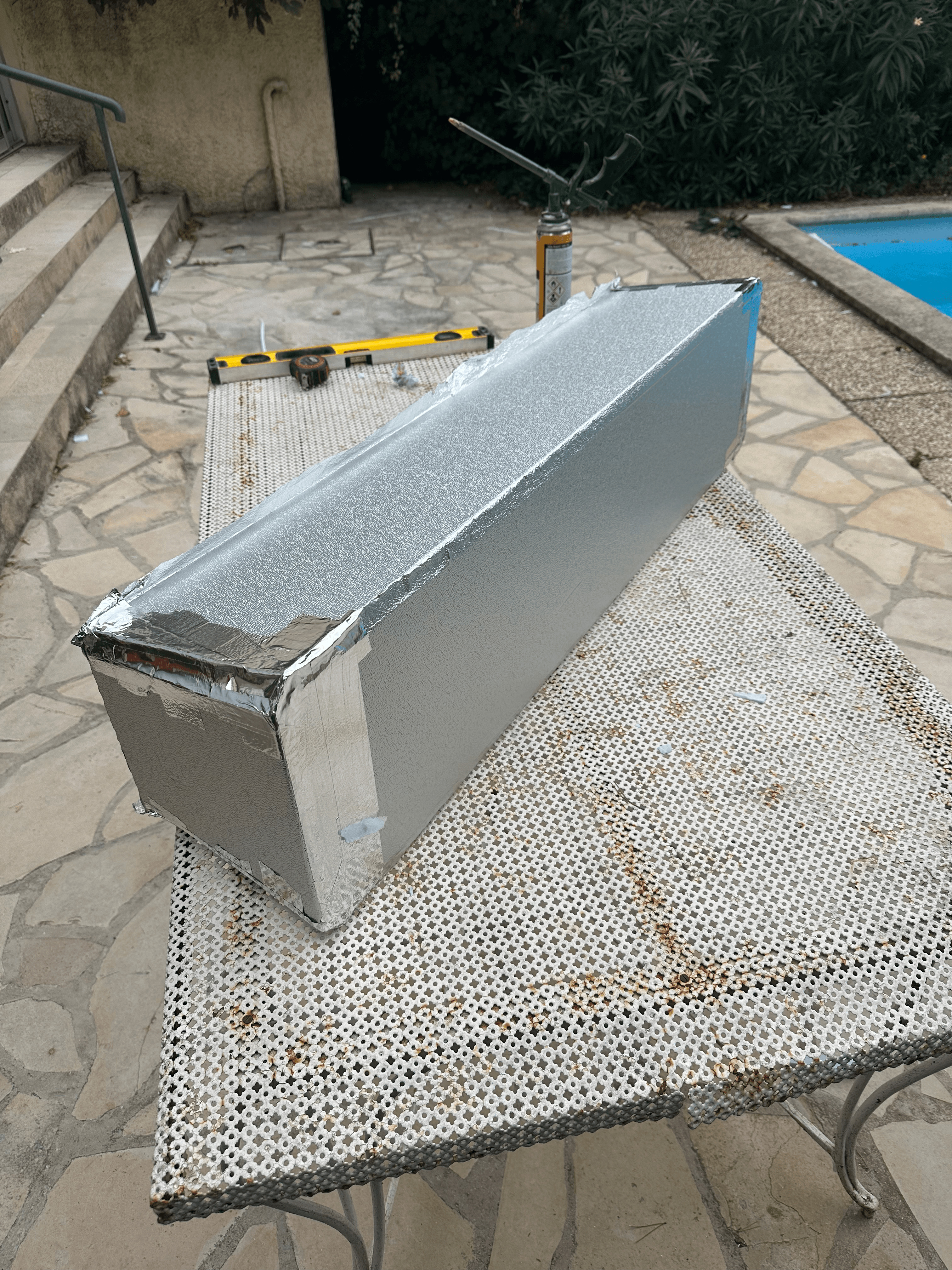 Fabrication d'un plénum sur mesure